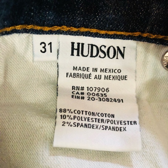 Sz 31 Hudson Skinny Leg Jeans - Picture 4 of 10